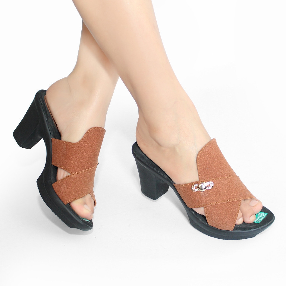 Sandal Karet Wanita // WEDGES WANITA CASUAL SELOP / SLOP MURAH KEKINIAN ZN HAK 02