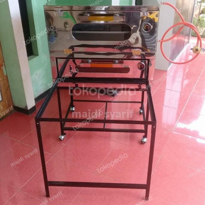 [Ready Stock] Oven Gas Stainless Multi Fungsi 75X55X60 Lapis Legit + Oven Gas