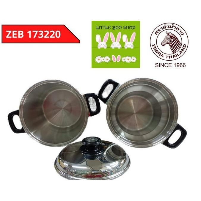 [Promo] Promo Zebra Double Boiler 20 Cm 173220 // Panci Tim Stainless Thailand