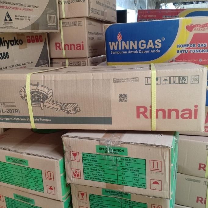 [Ready] Kompor Gas Rinnai Tipe Tl 287 Api Seribu