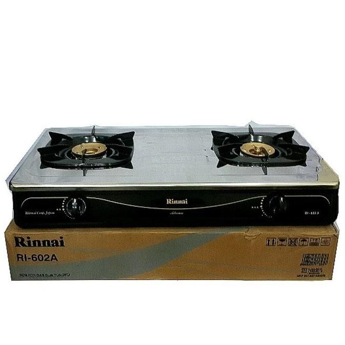 [Ready] Kompor Gas Rinnai Rinai Stainless 2 Tungku