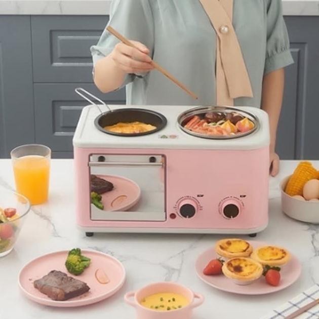 [Baru] Alat / Mesin Masak 3 In 1 Panggang / Oven , Goreng Dan Rebus 3In1