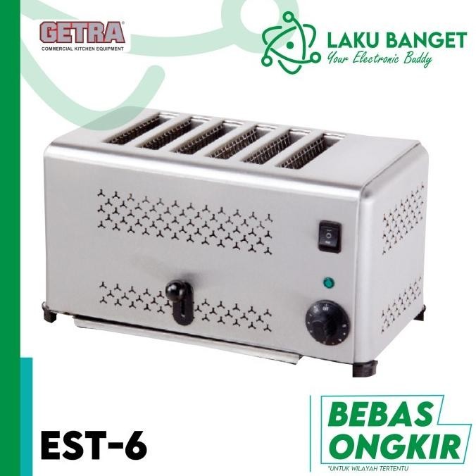 [Ready] Getra Manual Slot Toaster - Mesin Pemanggang Roti Est-6 / Est6 / Est 6