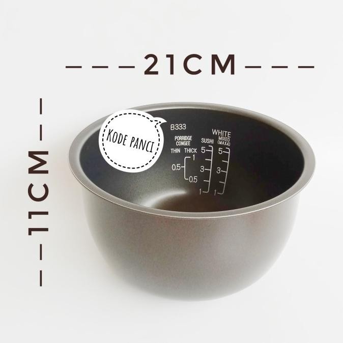 [Ready Stock] Panci Daleman Dalaman Rice Cooker Inner Pot B 333 Ns Ysq 10
