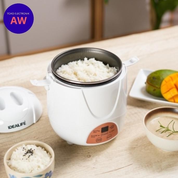 [New] Idealife Mini Rice Cooker Low Carbo Il 110B Rice Cooker Low Sugar