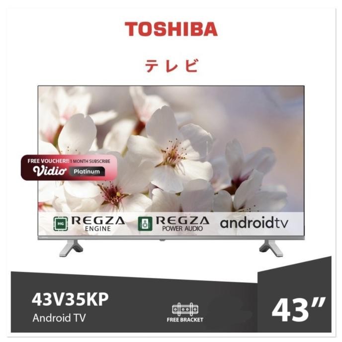 [Promo] Toshiba Tv Led 43 Inch Smart Android Digital Tv Fhd Tv 43V35Kp