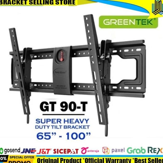 [Ready Stock] Bracket Tv Breket Tv Emmy Mount Df90T Breket Df 90T 65-100 Inch