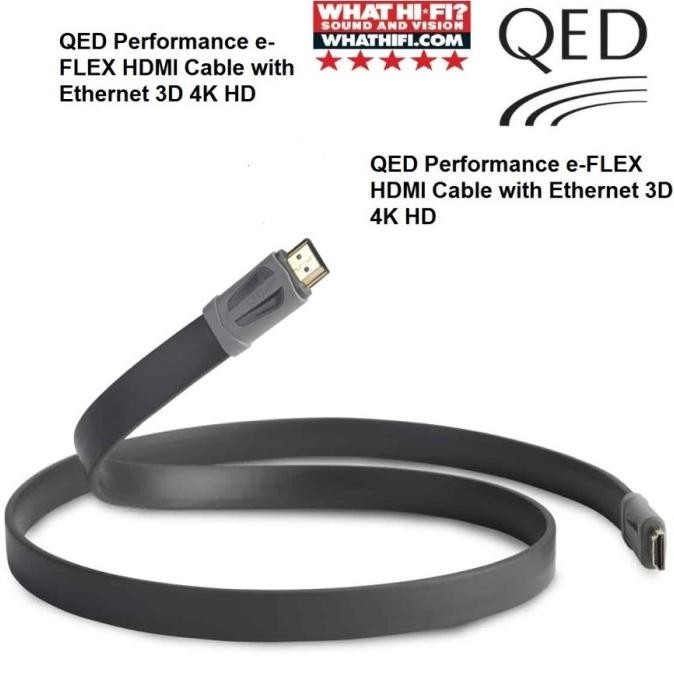 [New] Qed Performance Eflex Hdmi Gaphite 1M