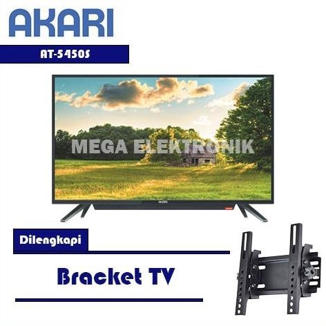 [Best Quality] Akari At-5450S Led 50 Inch Android Smart Tv Full Hd Plus Bracket- Khus