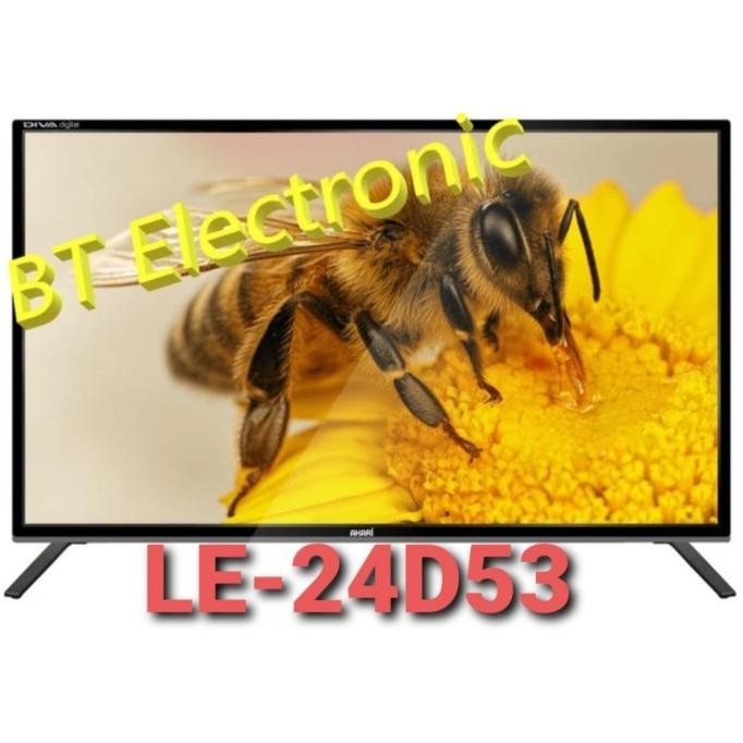 [New] Tv Led Akari 24 Inch Le-24V99T2 / 24" Le24V99T2 Hd Tv Digital Dvb-2