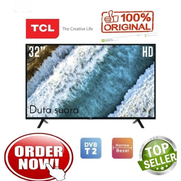 [Promo] Led Tv Tcl 32 Inch 32D3000B Digital Tv + Breket Led