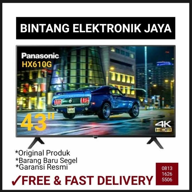 [Ready Stock] Panasonic Th-43Hx610G 43" 4K Hdr Hx610 Android Tv Led