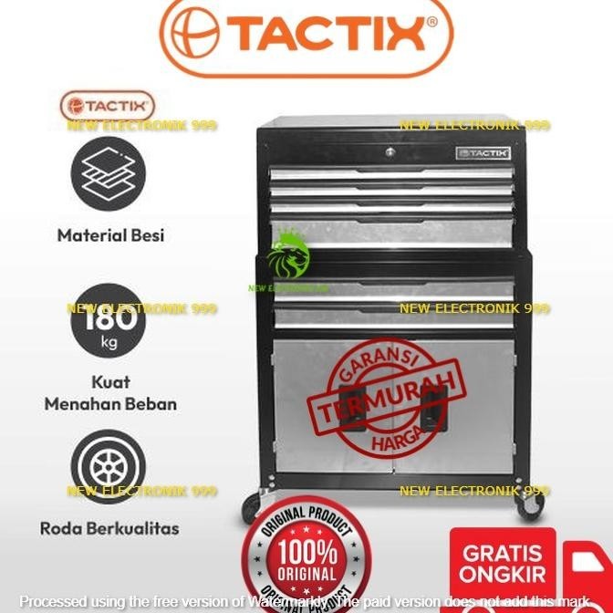 [Ready Stock] Tactix Tool Cabinet 6 Drawer