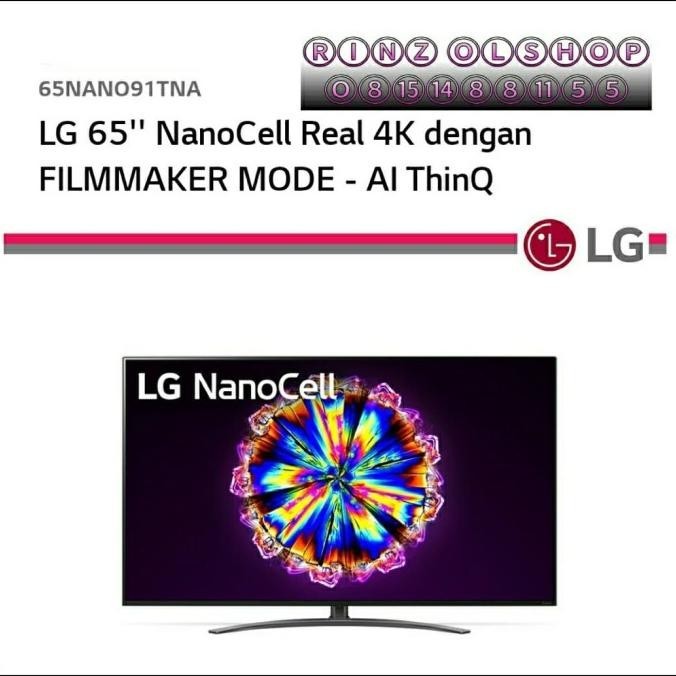 [Ready] Led Tv Lg 65Nano91 Nano Cell Suhd Dolby Atmos Gen 3 65Nano91Tna