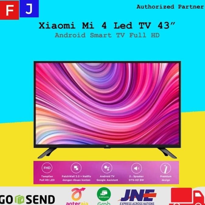 [Garansi] Xiaomi Mi 4 43 Inch Led Tv Android Smart Tv
