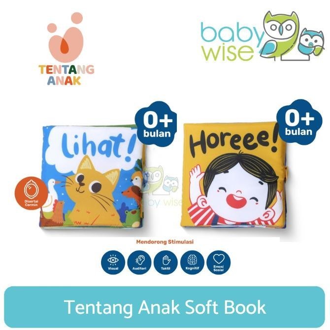 Tentang Anak Soft Book - Buku Tummy Time - Buku 0-6 Bulan