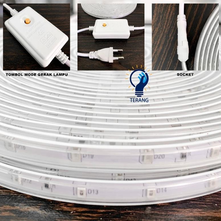 UFO-2025 Lampu strip 2835 Merah Putih Bendera Indonesia Hari Nasional 10meter & 9meter /Led strip 28