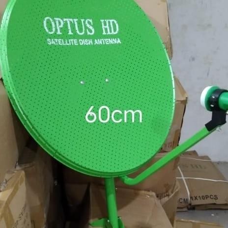 TERBARU - odu plat parabola optus lubang 60cm komplit