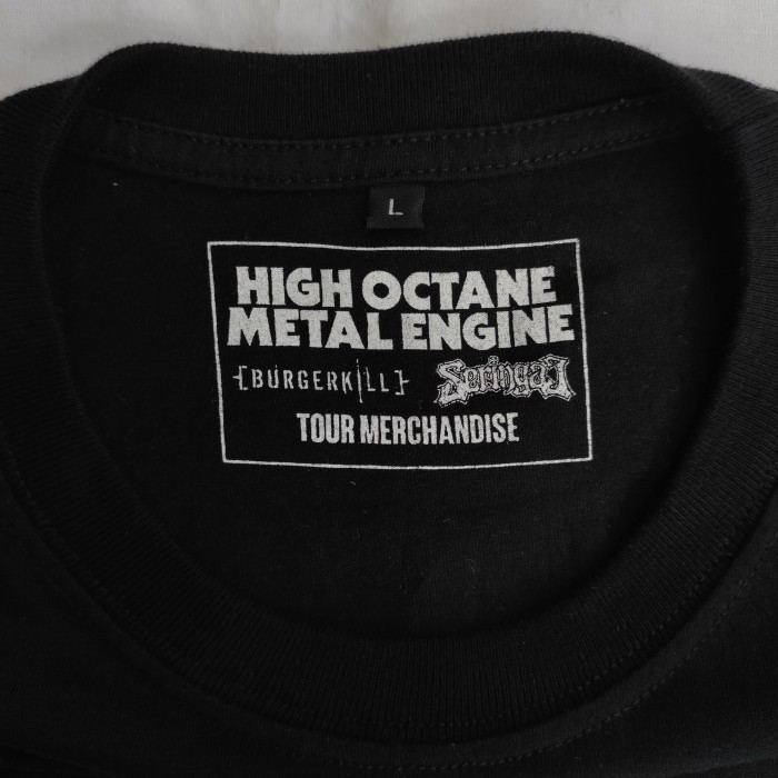 High Octane Metal Engine Tour - Seringai X Burgerkill T-Shirt - Black