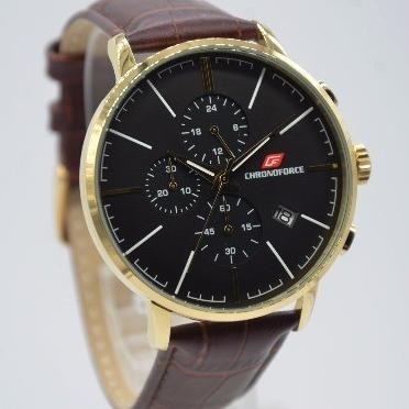 [New] Chronoforce 5283Mg Black Original & Garansi