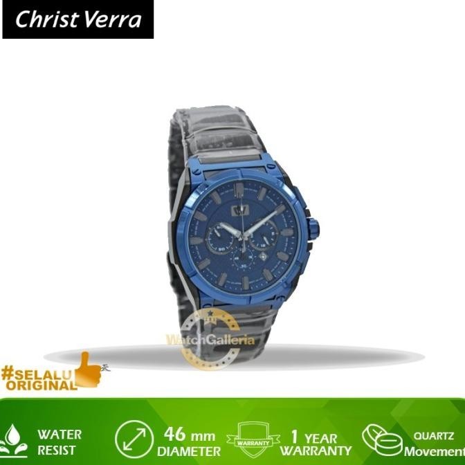 [Ready] Jam Tangan Christ Verra Cv C20028G-1B Blu Original Murah