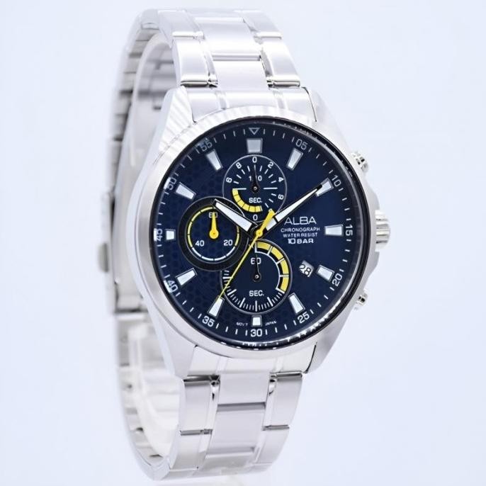 [New] Jam Tangan Pria Chronograph Alba Am3873 Am3873X1 Original & Garansi