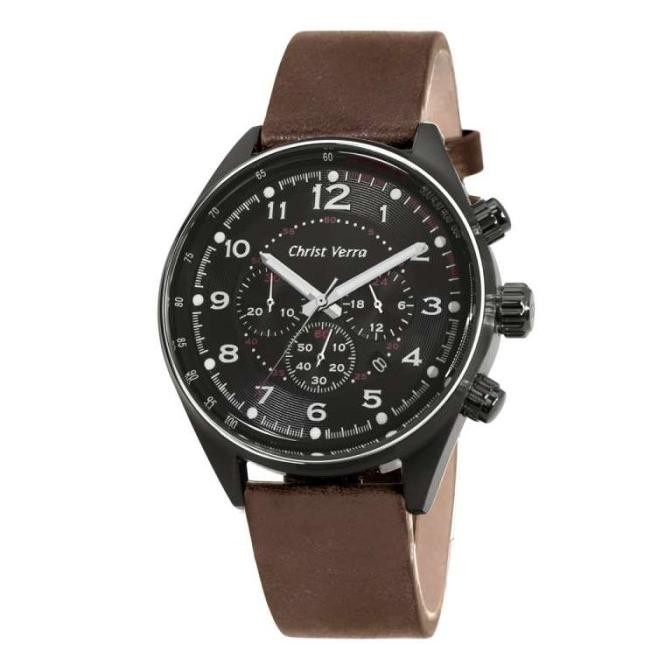[New] Jam Tangan Christ Verra Cv C70116G-26 Blk/Brn Original Murah