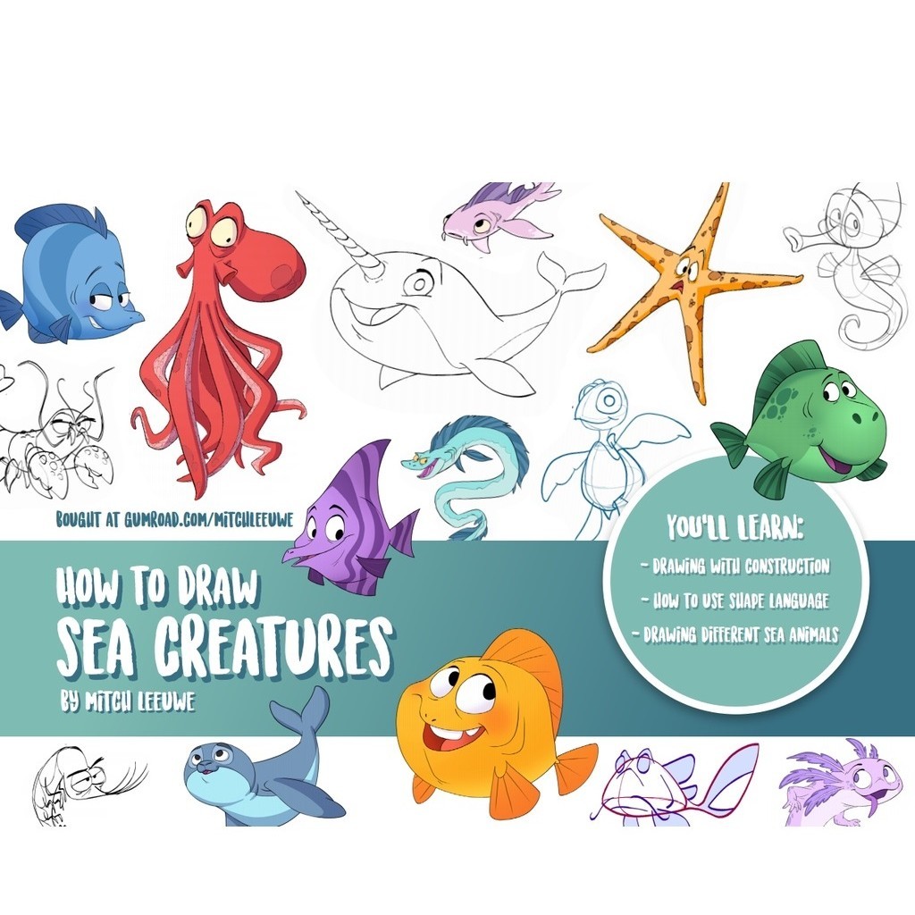 

How to Draw Sea Creatures ( D )