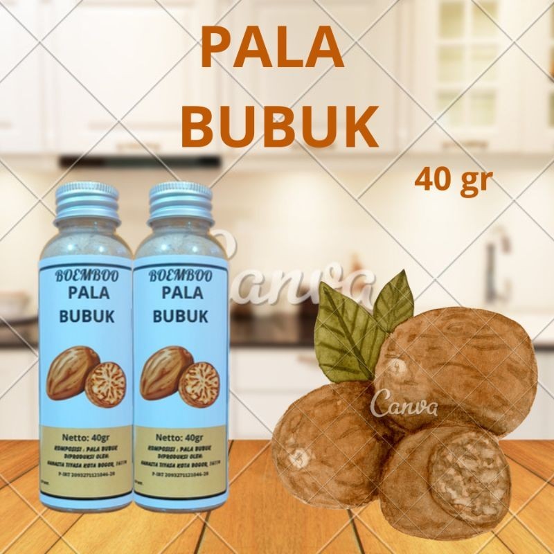 

BOEMBOO Nutmeg Powder - Pala Bubuk Halus NON-MSG