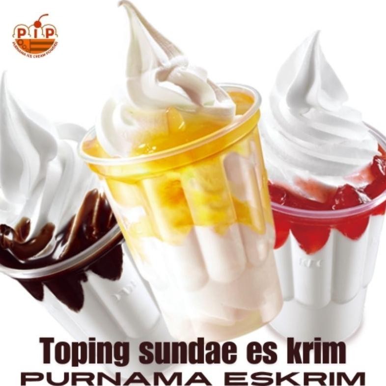 

PROMO toping cair es krim kemasan 1 kg