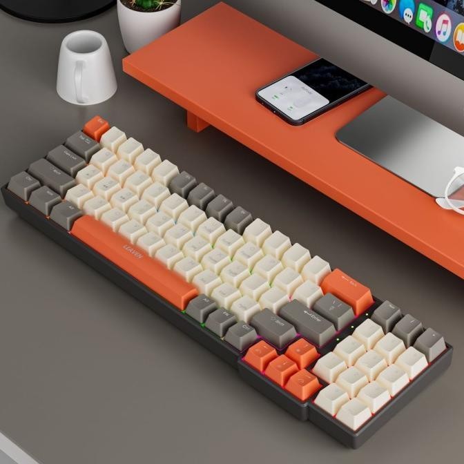Leaven K780 Mechanical Wired Keyboard ( 78 Keys ) - Hotswap 75%