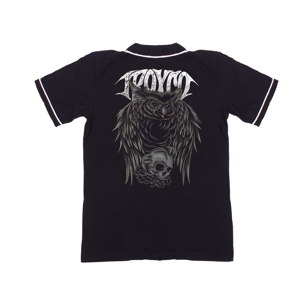 Troy Company Tshirt Kaos Jersey Baseball Oversize Hitam BT 2199