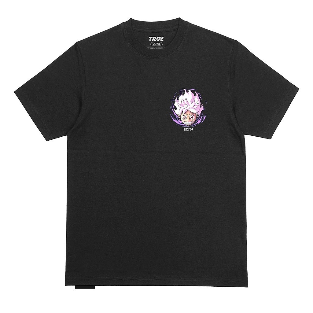 Troy Company T-Shirt Black OP Gear Five - Kaos Pria Lengan Pendek Hitam MTD 2380