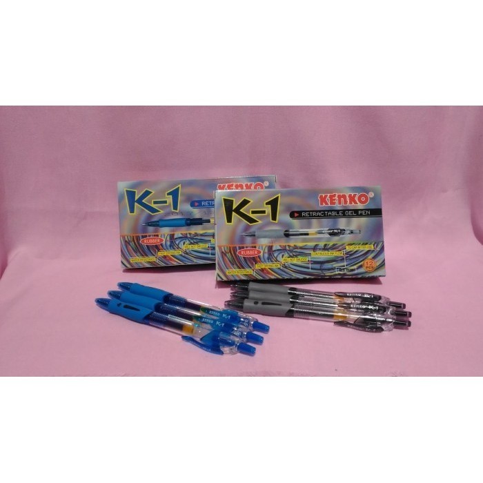 

NEW!! PEN KENKO K 1 CETEK BAGUS READY MURAH 1 LUSIN HITAM BIRU