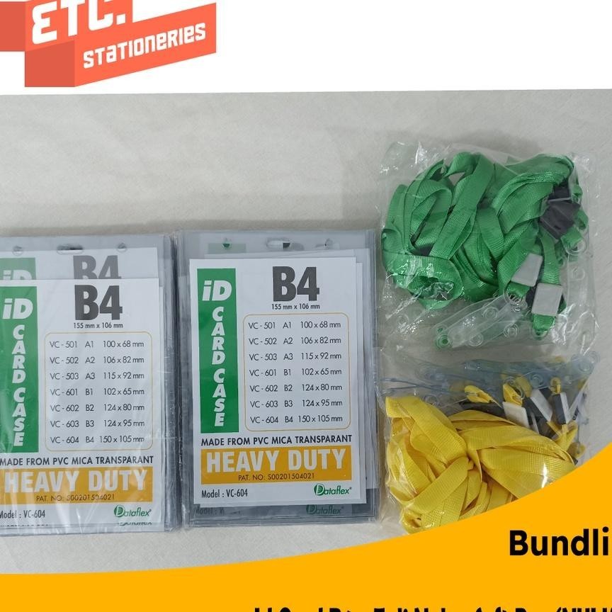 

Paket Bundling Id Card B4 + Tali Nylon Soft Pvc (Nylksfp)