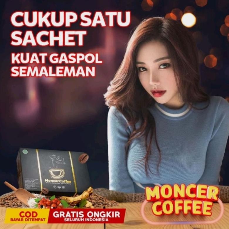 

Promo! ( TERLARIS ) Monnceer Coffee Original Herbal 1Box Isi 8 Sachet Original