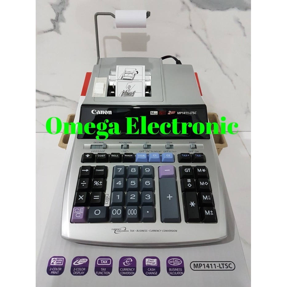 

CANON CALCULATOR MP1411-LTSC PRINTING STRUK KASIR KALKULATOR 14 DIGITS