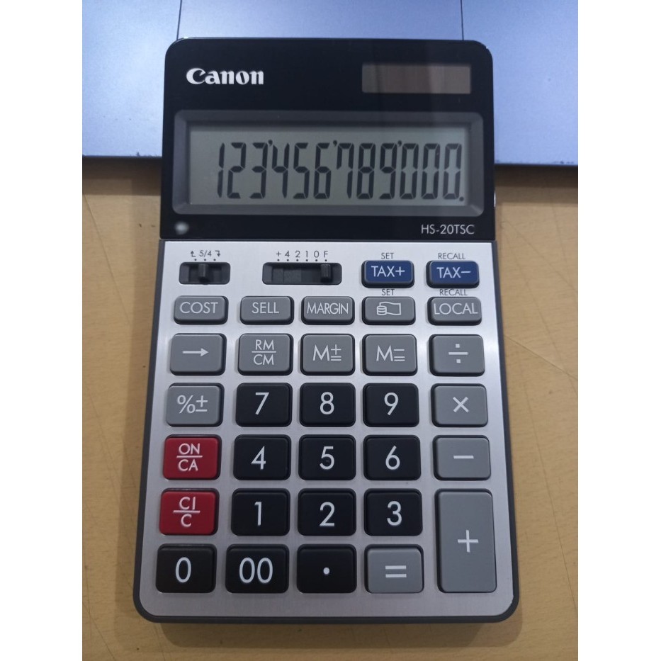 

KALKULATOR PAJAK CANON BUSINESS CALCULATION 12 DIGIT HS-20TSC