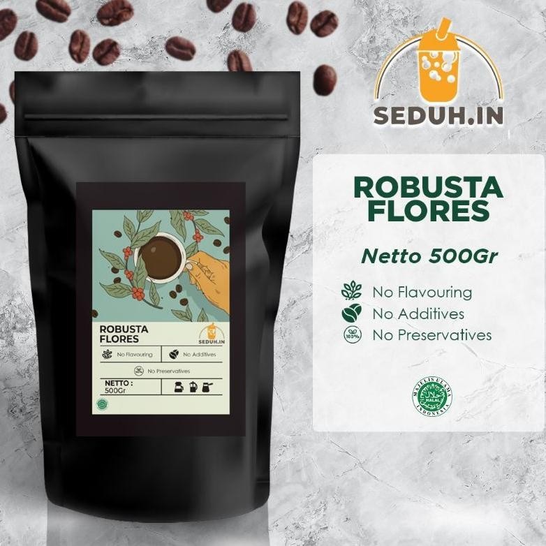 

ad-3 Biji Kopi Nusantara 500 Gram / Robusta Premium Premium