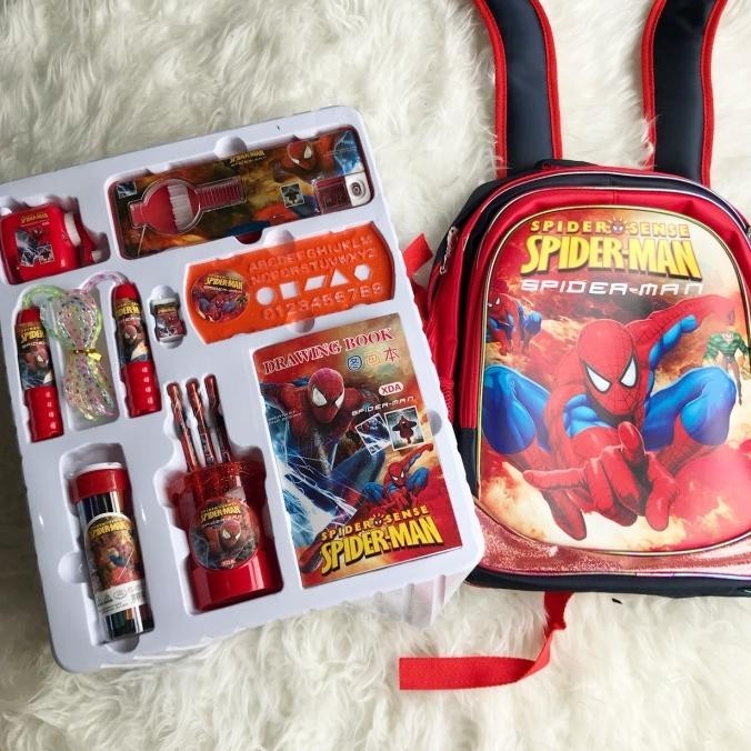 

Stationary set spider man super premium