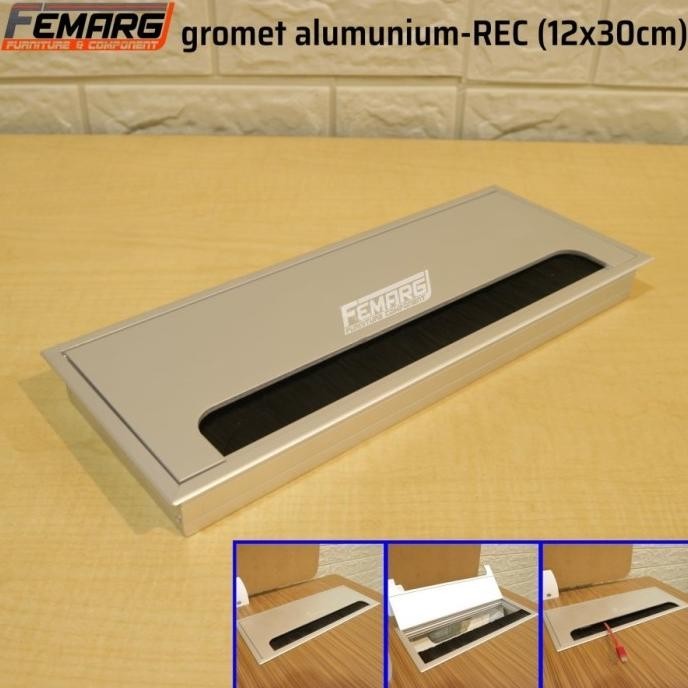 

FEMARG 12cm X 30cm GROMET LUBANG KABEL KOTAK ALUMINIUM