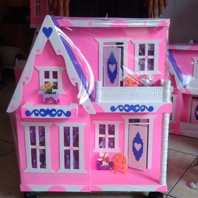 rumah boneka barbie besar