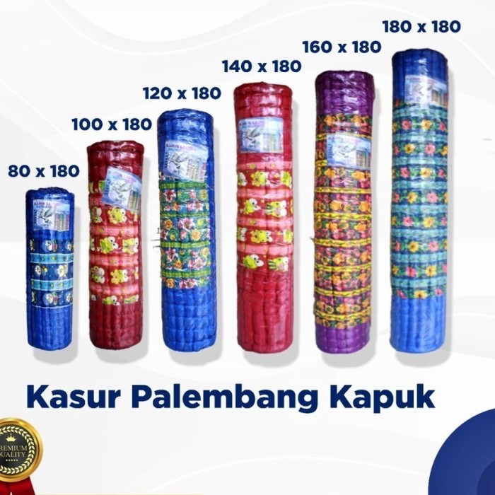 Kasur Palembang Kapuk Asli 100%/Kasur Lantai Isi Kapuk Asli/Kasur Pale