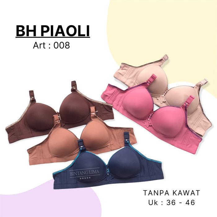 BARU BH PIAOLI CUP BESAR BH WANITA PIAOLI KAIT 3 TANPA KAWAT