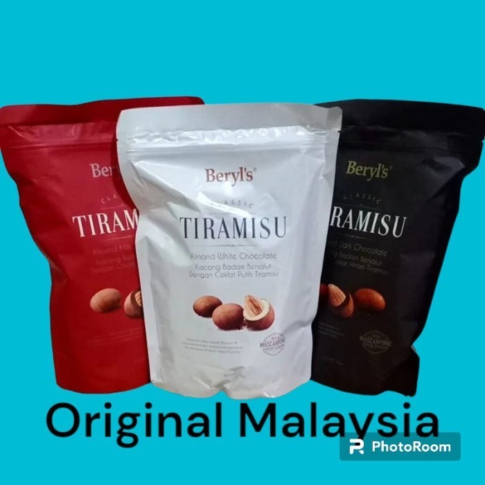 

Ready Beryl's Classic Tiramisu Almond Pouch 300gr/Berlys Chocolate Coklat