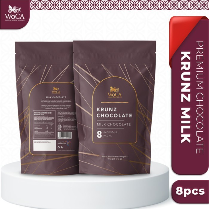 

Ready WoCA Krunz Chocolate Milk 8 individual packs - Pouch
