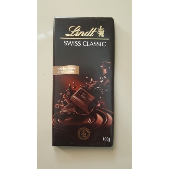 

Ready PROMO !! Lindt Swiss classic dark chocolate - Coklat Impor