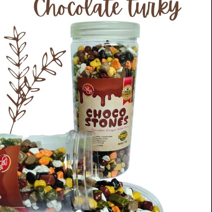

Ready Choco Stone Cokelat Kerikil 1kg - Coklat Krikil 1kg - Made in Turkey
