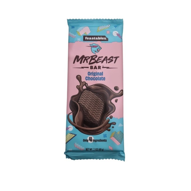 

Ready Mr Beast Feastables Original Chocolate Bar Coklat