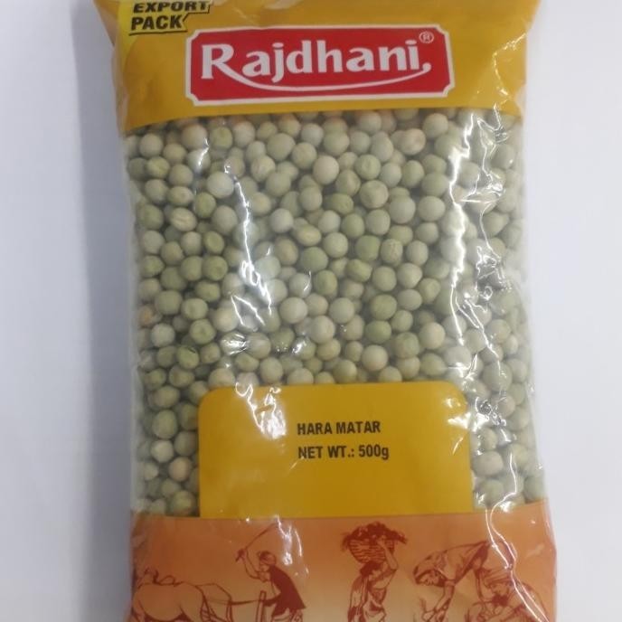 

RAJDHANI HARA MATER (INDIA) GREEN PEAS / KACANG 500 GR